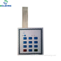 Electronic scale pattern overlay custom membrane switch